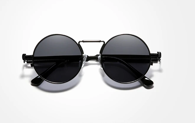 Gothic polarized metal polarized sunglasses